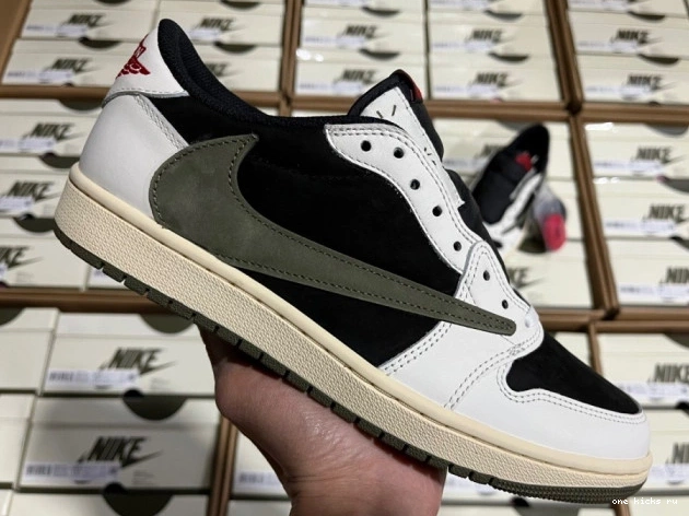 Chep Onekick 1 Air Jordan Jordan Air Retro Low Scott Olive Travis x OG DZ4137-106 0710